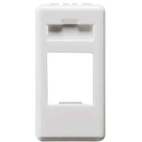 Adaptor 1M pentru prize de date Gewiss System GW20270, alb