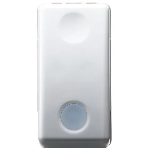 Intrerupator simplu 1 modul cu led Gewiss System GW20572, alb