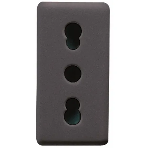 Priza standard italian 1 modul Gewiss System GW21203, negru