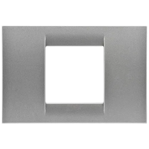 Rama ornament 2 module Gewiss System Virna GW22282, titan
