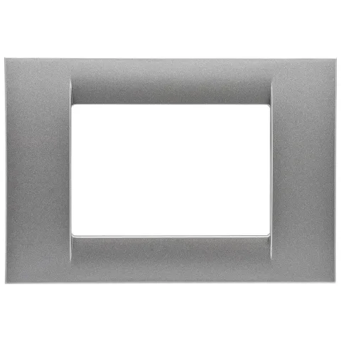 Rama ornament 3 module Gewiss System Virna GW22283, titan