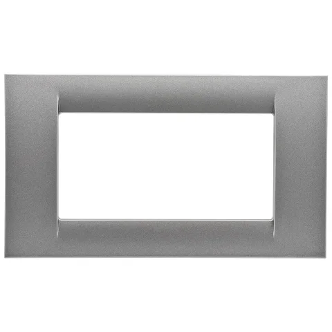 Rama ornament 4 module Gewiss System Virna GW22284, titan