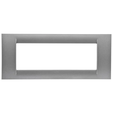 Rama ornament 6 module Gewiss System Virna GW22286, titan
