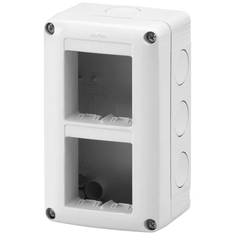 Doza aplicata verticala 4 module( 2x2 ) IP40 Gewiss System GW27021