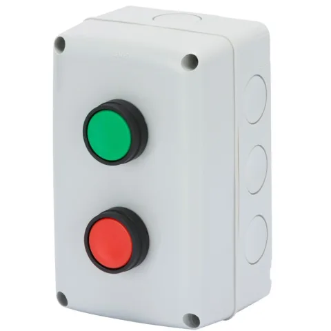 Carcasa cu 2 butoane D.22 start-stop 1NO/1NC IP66 Gewiss GW27203
