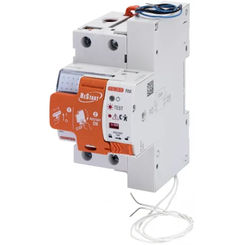 Siguranta automata Rm2-30 Restart+Mdc 2P 16A 0,03 A Gewiss GWD4227R