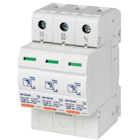 Descarcator pentru sistemele fotovoltaice LST-SPD 3P 40KA 1000V DC T2 Gewiss GWD6428