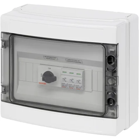 Tablou 2 siruri pentru sistemele fotovoltaice 600V DC - 25A Gewiss GWD9901