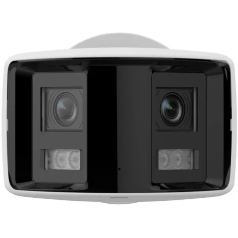 Camera IP Panoramic Hikvision DS-2CD2T66G2P-ISU-SL-2.8mm, 6MP, IR 40m, DarkFighter,Lentila focala fixa, duala 2.8mm, Poe, IP67