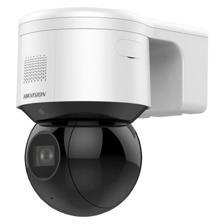 Camera IP PTZ Hikvision DS-2DE3A404IWG-E, 4MP, lentila 2.8 - 12 mm, zoom 4x, IR50m, WL 6m, DarkFighter, Audio, Alarma, PoE, IP66
