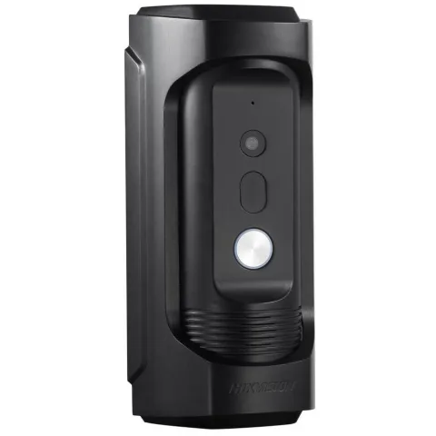 Post videointerfon standalone IP Hikvision DS-KB8113-IME1, 2MP, IR 3m, doorbell, acces de pe telefonul smart, PoE, IK9