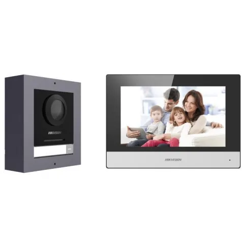 KIT VIDEOINTERFON IP WiFi 1FAMILIE Hikvision DS-KIS602(B)