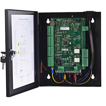 Centrala de control acces pentru 2 usi Hikvision DS-K2802, bidirectionala