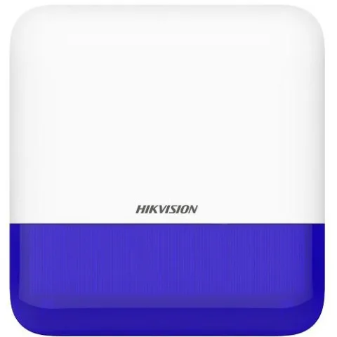 Sirena de exterior wireless AXPRO Hikvision DS-PS1-E-WE-B Blue Indicator