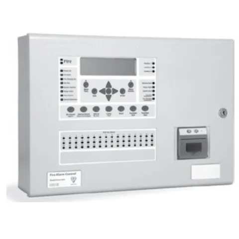 Centrala de incendiu cu 4 bucle Kentec ENSH63164 03P cu 16 LED-uri de zona, montaj aparent, cu imprimanta si cheie de activare