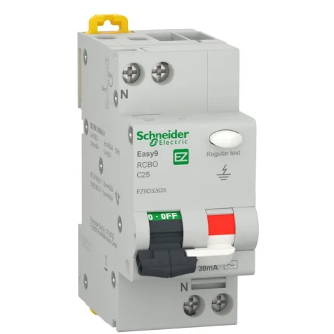 Intrerupator automat diferential RCBO 1P+N 25A/30mA Schneider EZ9D32625