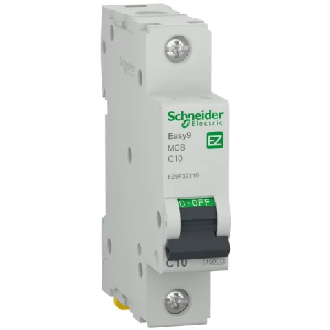 Siguranta automata Easy9 1P 10A 4500A curba C Schneider EZ9F32110
