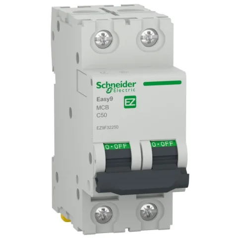 Siguranta automata Easy9 2P 50A 4500A curba C Schneider EZ9F32250