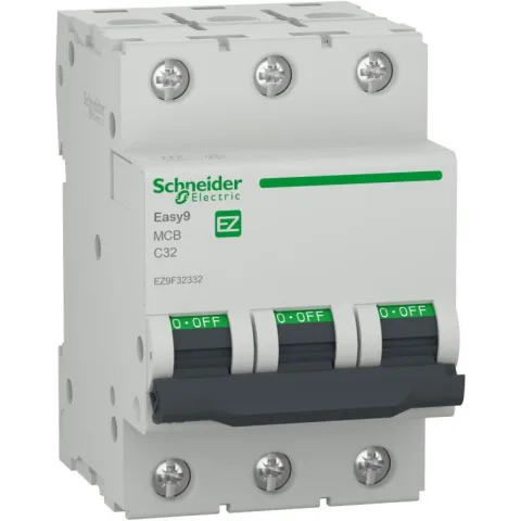 Siguranta automata Easy9 3P 32A 4500A curba C Schneider EZ9F32332