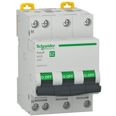 Siguranta automata Easy9 3P+N 40A curba C Schneider EZ9P32740