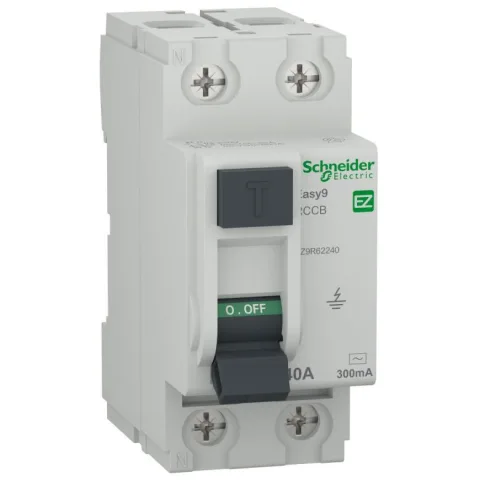 Intrerupator diferential RCCB Easy9 2P 40A/300mA tip AC Schneider EZ9R62240