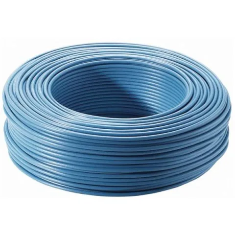 Rola 100m conductor masiv din cupru FY 4 (H07V-U) albastru