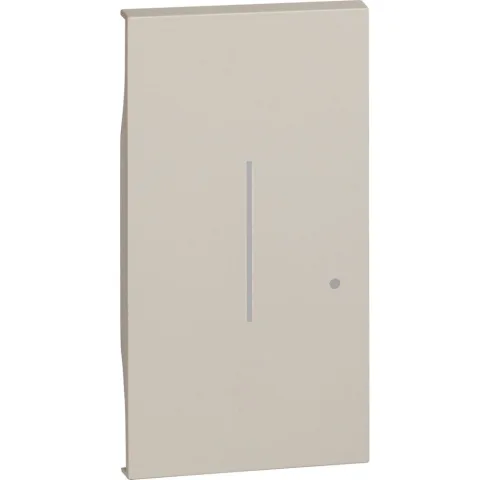 Tasta iluminabila pentru elementul de control al luminii fara fir Bticino Living Now KM42M2, nisip