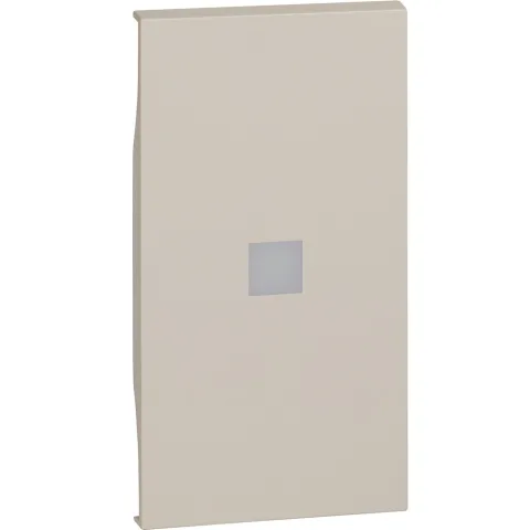 Tasta 2 module luminozitate ridicata pentru intrerupatoare Bticino Living Now KM01M2X, nisip