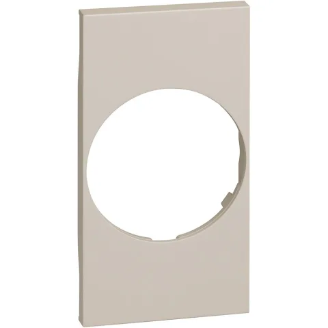 Placa adecvata pentru prize standard german 2 module Bticino Living Now KM04, nisip