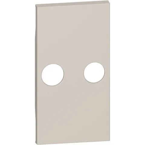 Tasta 2 module pentru prizele tv Bticino Living Now KM25M2, nisip