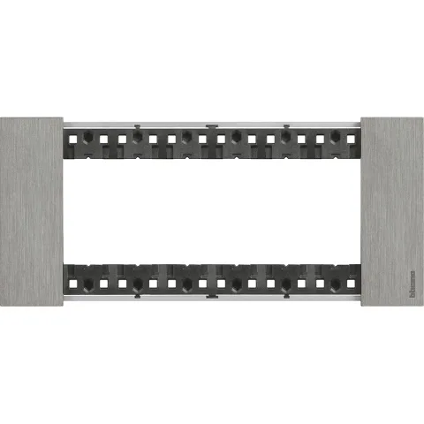 Rama ornament 6 module Bticino Living Now KA4806ZG, otel