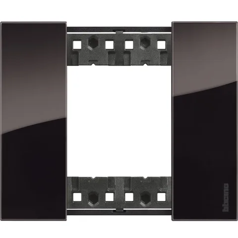 Rama ornament 2 module Bticino Living Now KA4802DG, night