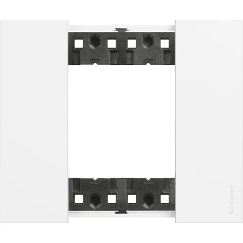 Rama ornament 2 module Bticino Living Now KA4802KW, alb