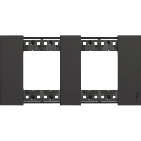 Rama ornament 4M (2+2) Bticino Living Now KA4802M2KG, negru