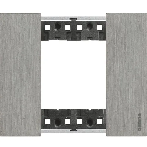 Rama ornament 2 module Bticino Living Now KA4802ZG, otel
