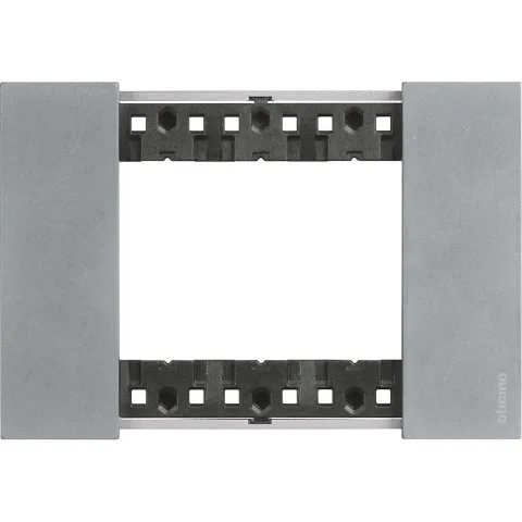 Rama ornament 3 module Bticino Living Now KA4803NW, moon