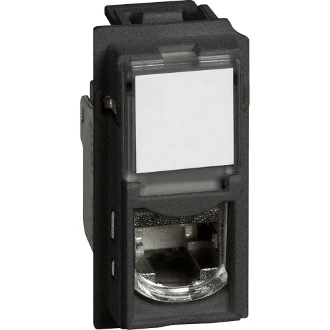 Priza date RJ45 Cat.6A Utp Bticino Living Now KG4279C6A, negru