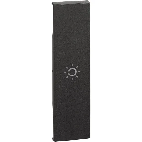 Tasta iluminabila 1M Bticino Living Now KG01A, negru