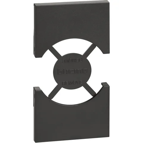 Placa pentru priza standard italian/german Bticino Living Now KG03, negru