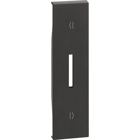 Tasta 1 modul pentru referinta K4027 instalare verticala Bticino Living Now KG06V, negru
