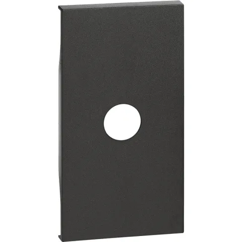 Placa pentru referintele K4202D, K4202P14, K4202P10 si K4202F Bticino Living Now KG08M2, negru
