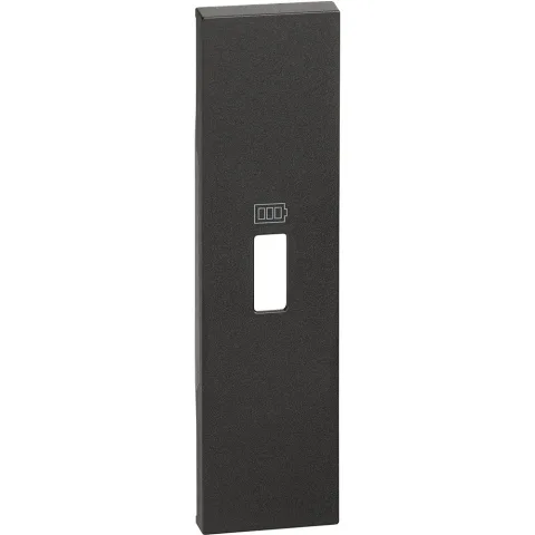 Placa pentru referintele K4285C1 si K4286C1 Bticino Living Now KG10C, negru