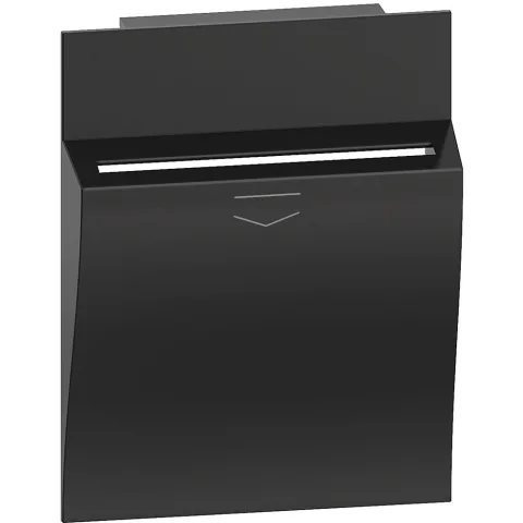 Placa pentru referintele K4549 si K4548 Bticino Living Now KG22M2, negru