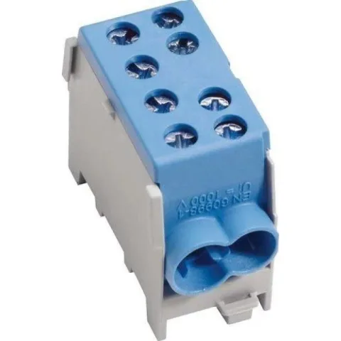 Repartitor 100A, 2x35mmp / 2x25mmp, albastru Hager KH35N