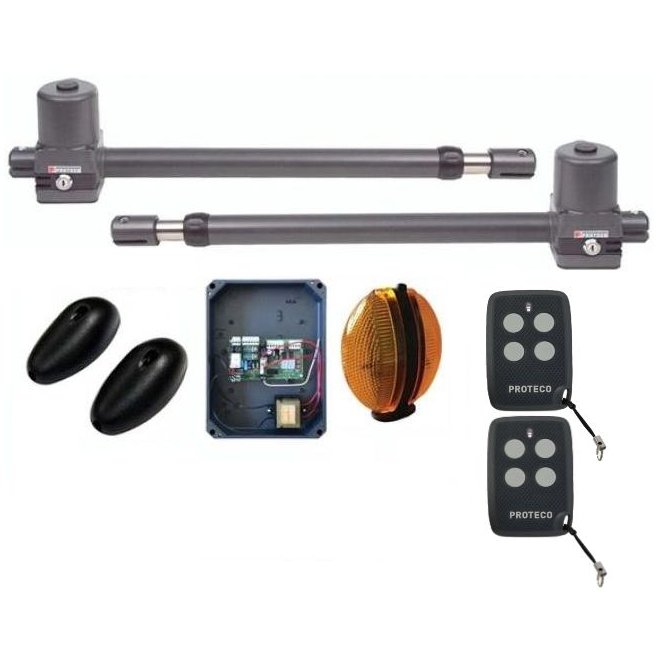 Kit automatizare porti batante Proteco KIT LEADER 4, maxim 350Kg / foaie si lungime 2.75m