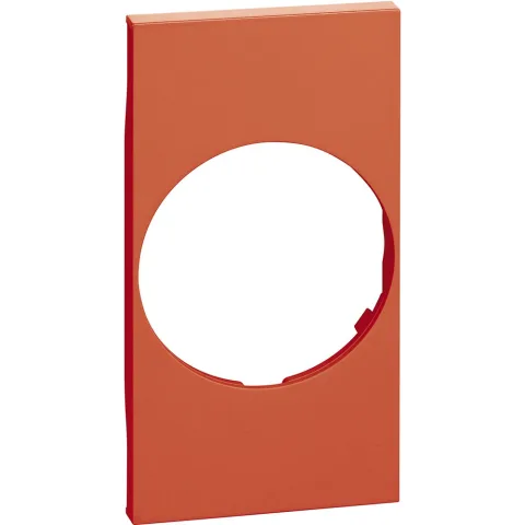 Placa 2 module adecvata pentru prize standard german Bticino Living Now KR04, rosu