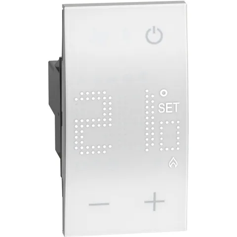 Termostat electronic de camera 2 module Bticino Living Now KW4441, alb