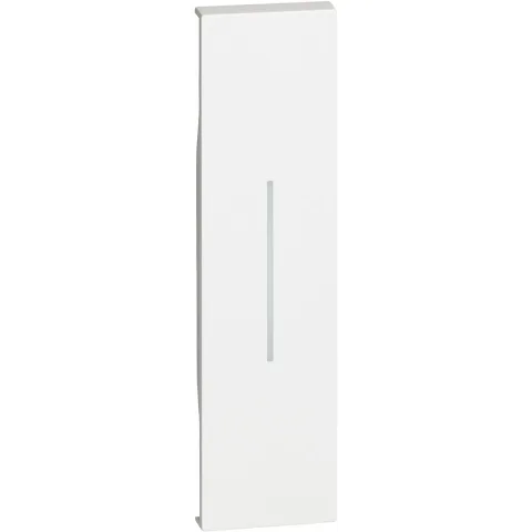 Tasta iluminabila pentru intrerupatoarele 1 modul Bticino Living Now KW01, alb