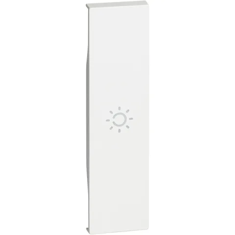 Tasta iluminabila 1 modul Bticino Living Now KW01A, alb