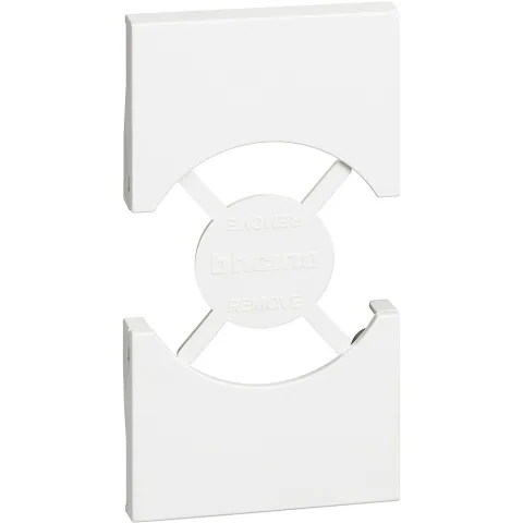 Tasta / Capac pentru priza schuko 2M KW4140A16F Bticino Living Now KW03, alb